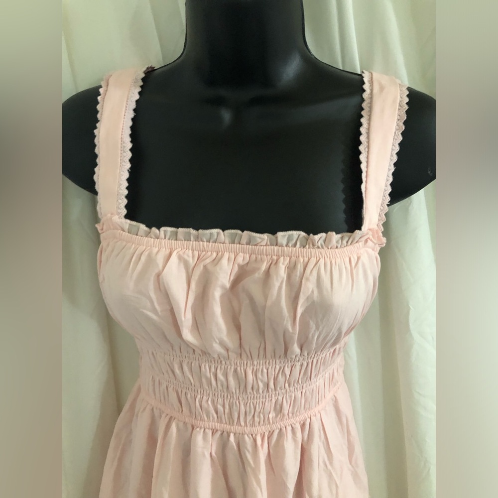 Trixxi floral hem smocked bodice bow strap garden dress size medium brand new - Picture 12 of 16